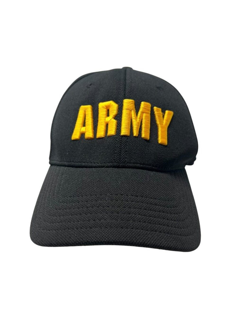 United States Army Under Armour XL Fitted Hat Cap Spell Out UA Military Dad